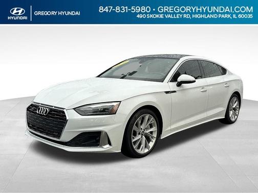 Glacier White Metallic 2020 Audi A5 Sportback Premium