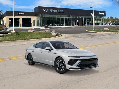 White 2026 Hyundai SONATA Hybrid Limited