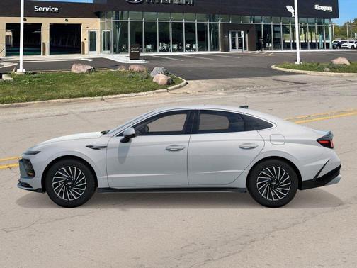 White 2026 Hyundai SONATA Hybrid Limited