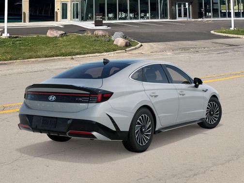 White 2026 Hyundai SONATA Hybrid Limited