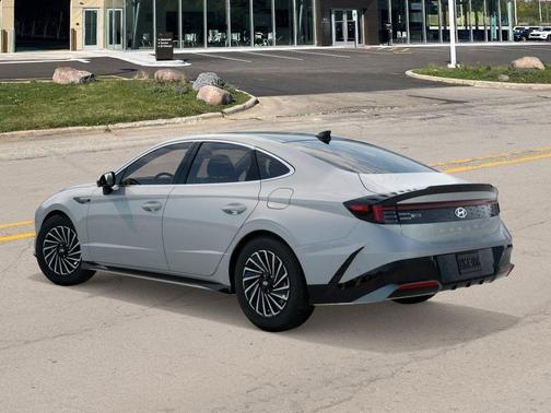 White 2026 Hyundai SONATA Hybrid Limited