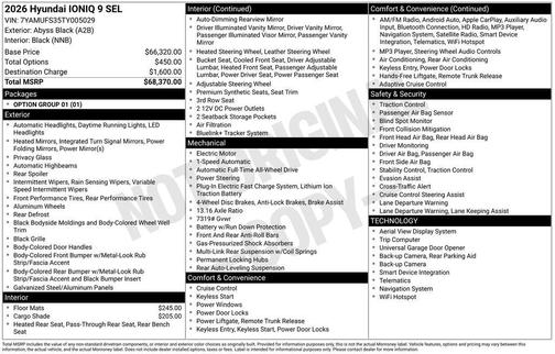 2026 Hyundai IONIQ 9 SEL