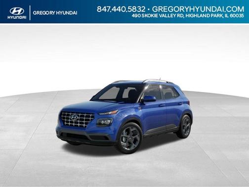 Intense Blue 2025 Hyundai VENUE Limited
