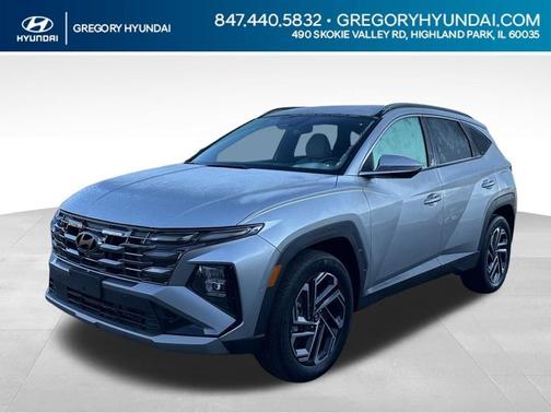 Shimmering Silver 2025 Hyundai TUCSON Hybrid Limited