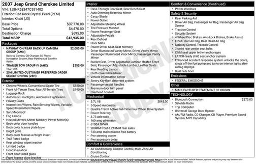 2007 Jeep Grand Cherokee Limited