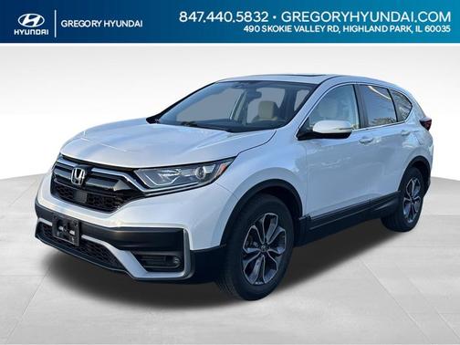 Platinum White Pearl 2021 Honda CR-V EX
