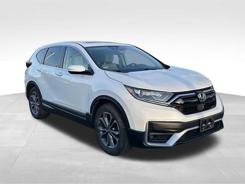 Platinum White Pearl 2021 Honda CR-V EX