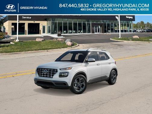 White 2025 Hyundai VENUE SEL SUV