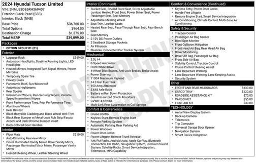 2024 Hyundai TUCSON Limited