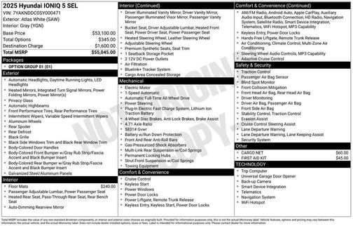 2025 Hyundai IONIQ 5 SEL