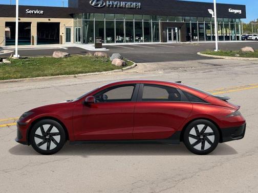 Red 2025 Hyundai IONIQ 6 SE