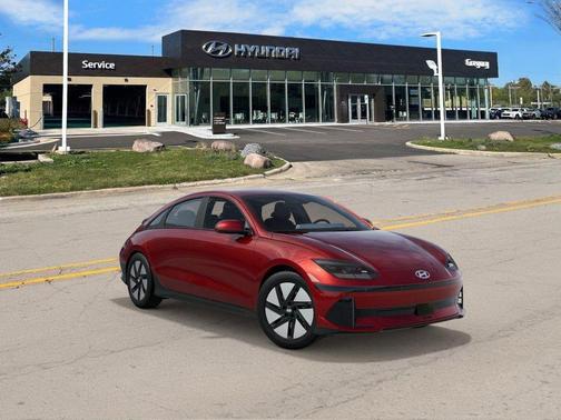 Red 2025 Hyundai IONIQ 6 SE