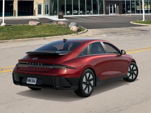 Red 2025 Hyundai IONIQ 6 SE