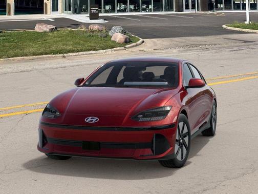 Red 2025 Hyundai IONIQ 6 SE