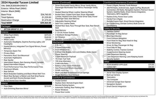 2024 Hyundai TUCSON Limited
