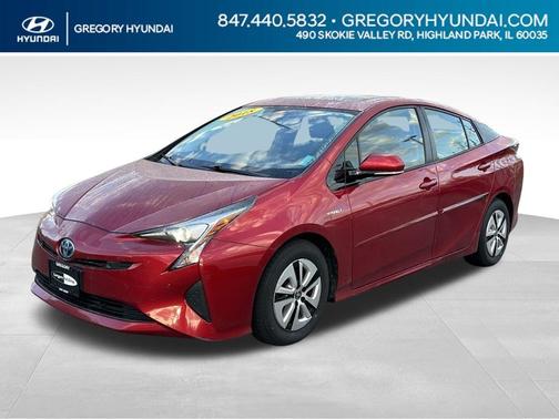 Hypersonic Red 2018 Toyota Prius Four