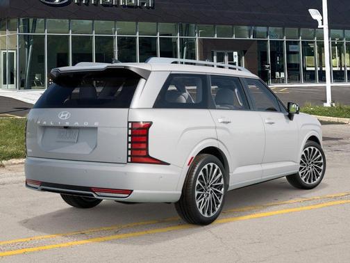 White 2026 Hyundai Palisade Hybrid Calligraphy