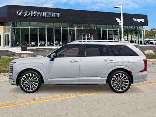White 2026 Hyundai Palisade Hybrid Calligraphy