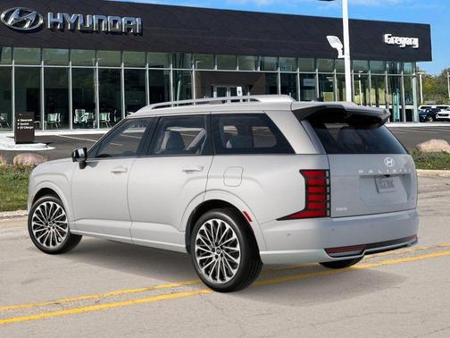 White 2026 Hyundai Palisade Hybrid Calligraphy