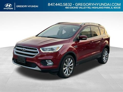 Ruby Red Metallic Tinted Clearcoat 2017 Ford Escape Titanium