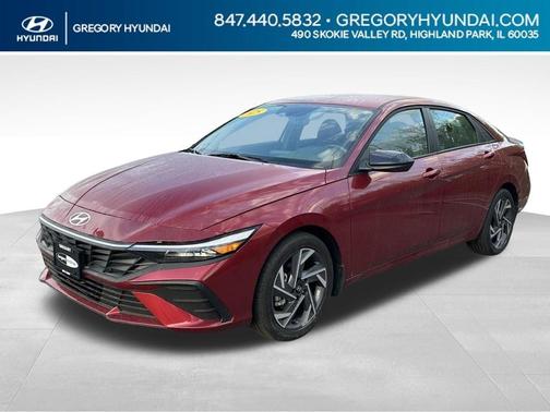 Red 2025 Hyundai ELANTRA SEL Sport