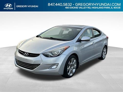 Shimmering Air Silver 2013 Hyundai ELANTRA Limited