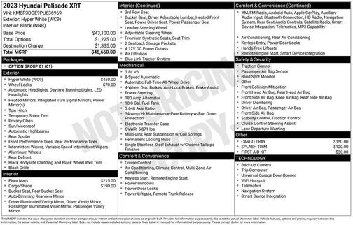2023 Hyundai PALISADE XRT