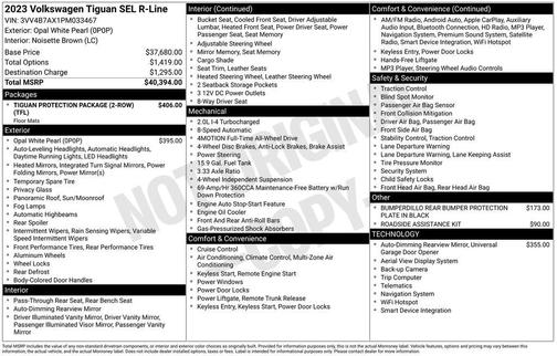 2023 Volkswagen Tiguan 2.0T SEL R-Line