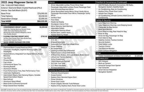 2022 Jeep Wagoneer Series III