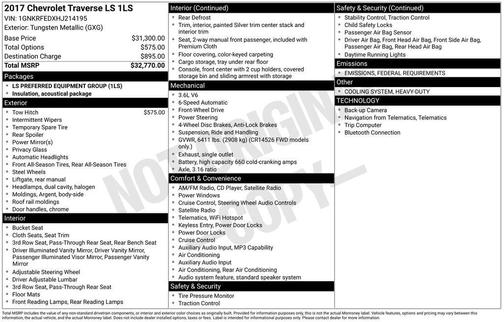 2017 Chevrolet Traverse LS