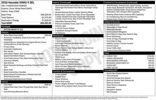 2026 Hyundai IONIQ 9 SEL