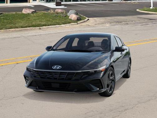 Black 2026 Hyundai ELANTRA SEL Sport