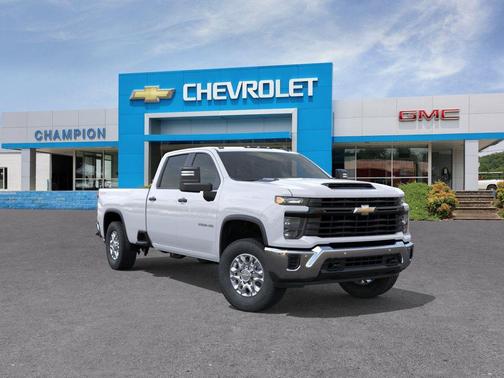 Summit White 2026 Chevrolet Silverado 3500 Crew Cab, Long Bed, WT Dual Rear Wheel, RWD