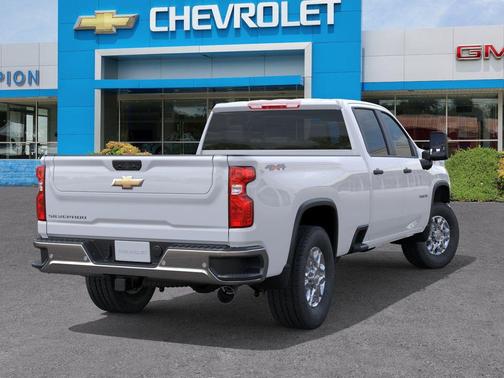 Summit White 2026 Chevrolet Silverado 3500 Crew Cab, Long Bed, WT Dual Rear Wheel, RWD