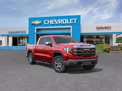 Volcanic Red Tintcoat 2026 GMC Sierra 1500 SLT