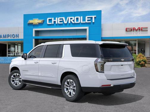 Summit White 2026 Chevrolet Suburban LT