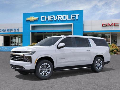 Summit White 2026 Chevrolet Suburban LT