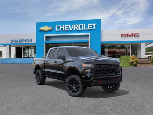 Black 2026 Chevrolet Silverado 1500 Custom Trail Boss