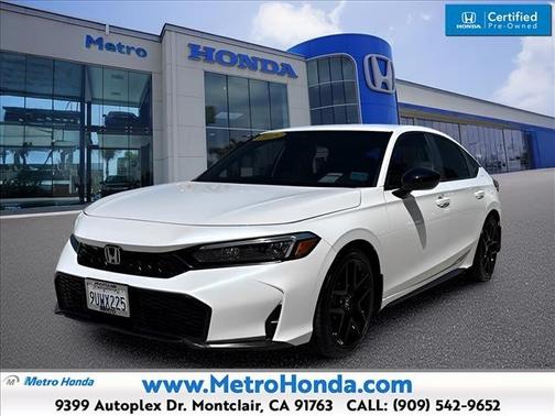 Platinum White Pearl 2025 Honda Civic
