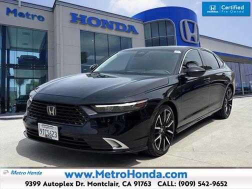 Crystal Black Pearl 2025 Honda Accord Hybrid