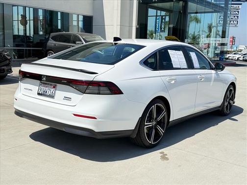 Platinum White Pearl 2025 Honda Accord Hybrid