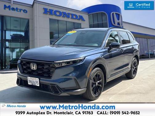 Canyon River Blue Metallic 2025 Honda CR-V Hybrid