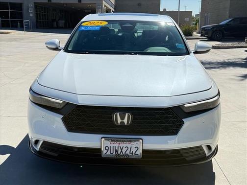 Platinum White Pearl 2025 Honda Accord Hybrid