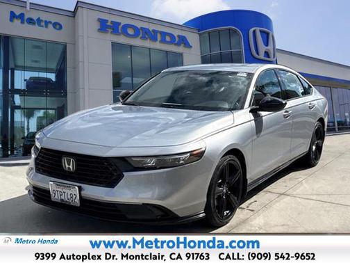 Solar Silver Metallic 2025 Honda Accord Hybrid