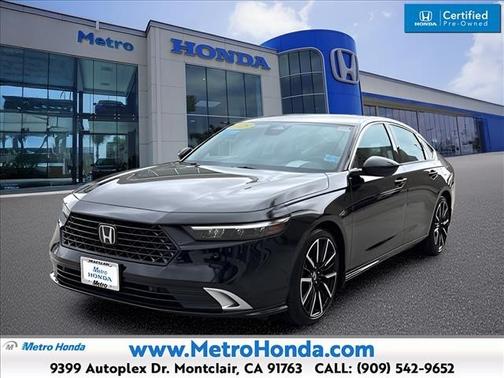 Crystal Black Pearl 2025 Honda Accord Hybrid