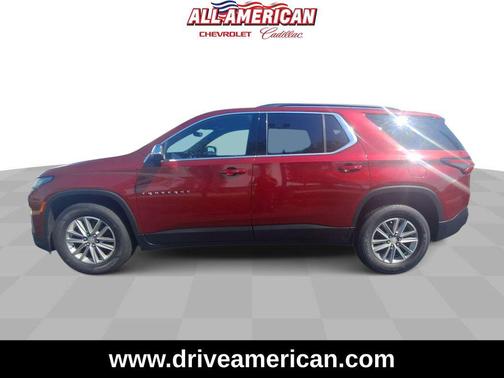 Cherry Red Tintcoat 2022 Chevrolet Traverse LT Leather