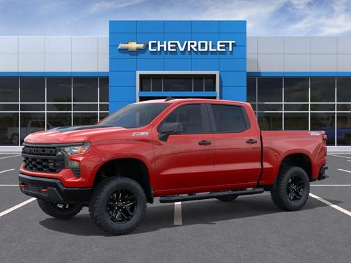 Red Hot 2026 Chevrolet Silverado 1500 Custom Trail Boss