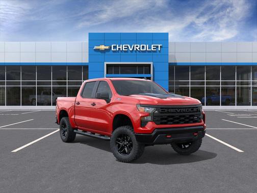 Red Hot 2026 Chevrolet Silverado 1500 Custom Trail Boss