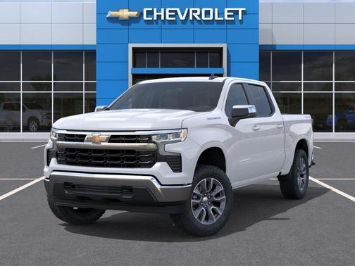 Summit White 2026 Chevrolet Silverado 1500 LT