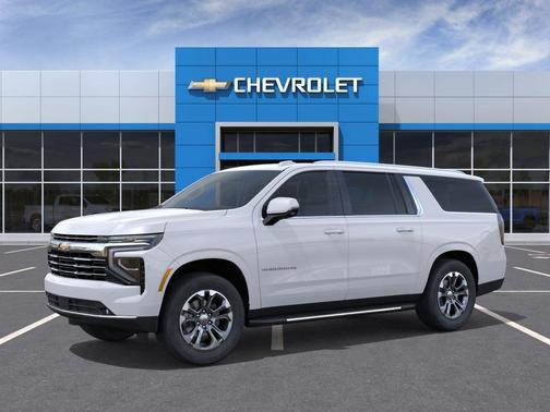 Summit White 2026 Chevrolet Suburban LT